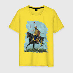 Мужская футболка Вахмистр Ахтырского гусарского полка 1811 - 1813 г
