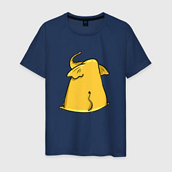 Мужская футболка Желтый слон обиделся
