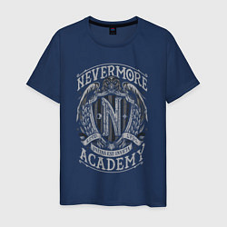 Мужская футболка Академия Невермор герб