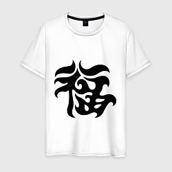 Мужская футболка Японский иероглиф - Удача