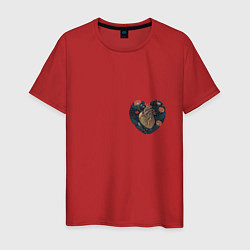 Мужская футболка Сердце самуая