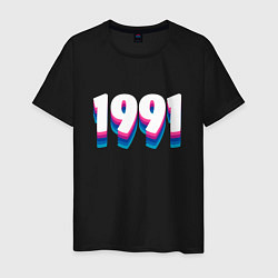 Мужская футболка Made in 1991 vintage art