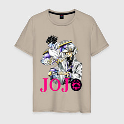 Мужская футболка Star Platinum stand of Jotaro Kujo