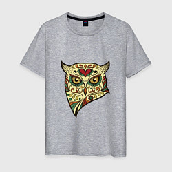 Мужская футболка Owl color