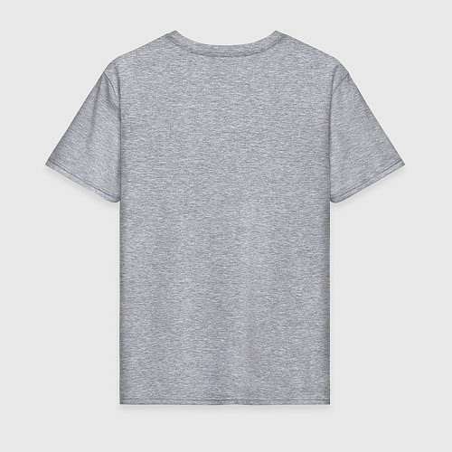 Мужская футболка Уэнсдэй с призраком / Меланж – фото 2