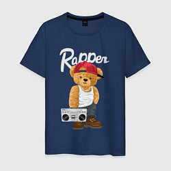Мужская футболка Rapper bear