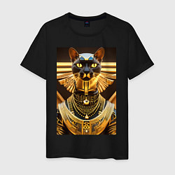 Мужская футболка Кот сфинкс фараон