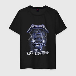 Мужская футболка Metallica ride the lighting