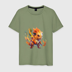 Мужская футболка Огненный Райчу