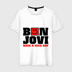 Мужская футболка Bon Jovi band