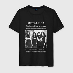 Мужская футболка Metallica рок группа