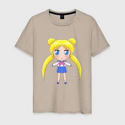 Мужская футболка Sailor moon chibi