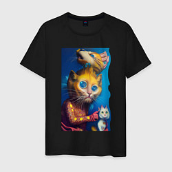 Мужская футболка Главный кот - нейросеть - art