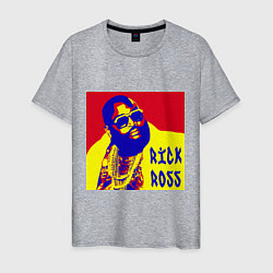 Мужская футболка Рик Росс поп-арт