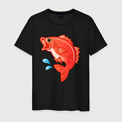 Мужская футболка Красный лещ морской