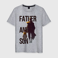 Мужская футболка Отец и сын