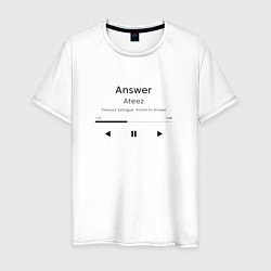 Мужская футболка Ateez Answer