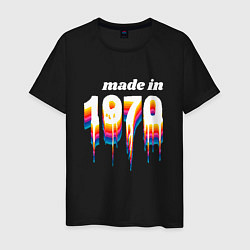 Мужская футболка Made in 1970 liquid art