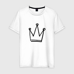 Мужская футболка Черная корона