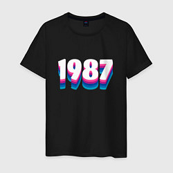 Мужская футболка Made in 1987 vintage art