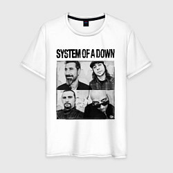 Мужская футболка System of a down rock