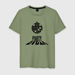 Мужская футболка Party с диско шаром