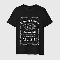 Мужская футболка Rolling Stones в стиле Jack Daniels