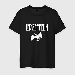 Мужская футболка Led Zeppelin падший ангел