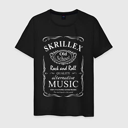 Мужская футболка Skrillex в стиле Jack Daniels