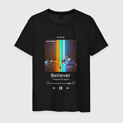 Мужская футболка Imagine Dragons Believer плеер