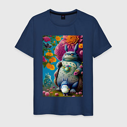 Мужская футболка My neighbor Totoro - neural network - fantasy