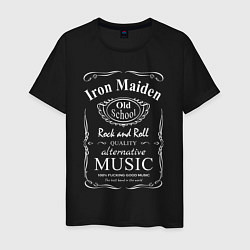Мужская футболка Iron Maiden в стиле Jack Daniels