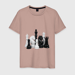 Мужская футболка Фигуры шахматиста