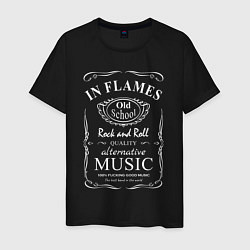 Мужская футболка In Flames в стиле Jack Daniels
