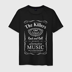 Мужская футболка The Killers в стиле Jack Daniels