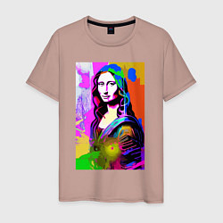 Мужская футболка Mona Lisa - Gioconda - pop art