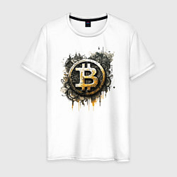 Мужская футболка Bitcoin BTC