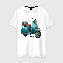 Мужская футболка Ретро скутер