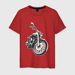 Мужская футболка Мотоцикл Yamaha