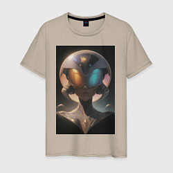 Мужская футболка Космос: путешественник с далеких планет