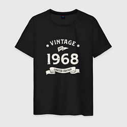 Мужская футболка Винтаж 1968, ограниченный выпуск