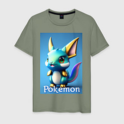 Мужская футболка Pokemon Vaporeon