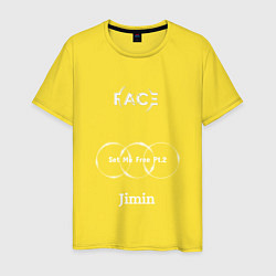 Мужская футболка JIMIN FACE Set Me Free