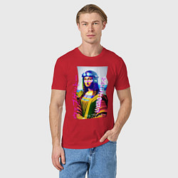 Футболка хлопковая мужская Gioconda - web ghetto - fashion style, цвет: красный — фото 2