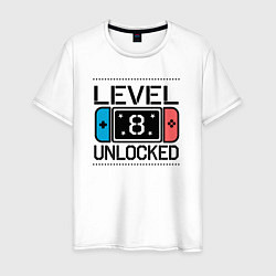 Мужская футболка Level 8 unlocked