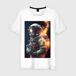 Мужская футболка Астронавт покоряющий просторы вселенной
