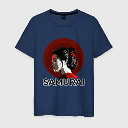Мужская футболка Гейша - самураи