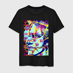 Мужская футболка Andy Warhol - pop art - self-portrait