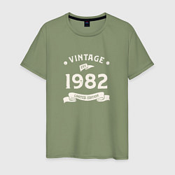 Мужская футболка Винтаж 1982 ограниченный выпуск