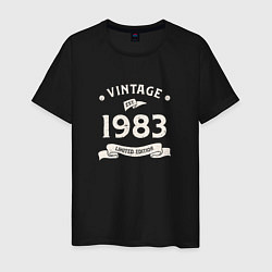 Мужская футболка Винтаж 1983 ограниченный выпуск